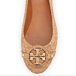 Tory Burch Rare Cork Aaden Ballet Flat NWT size 7